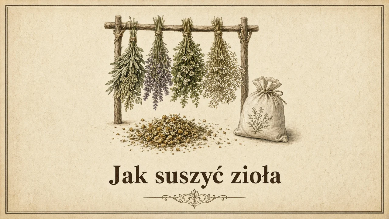 Ilustracja do poradnika „Jak suszyć zioła”